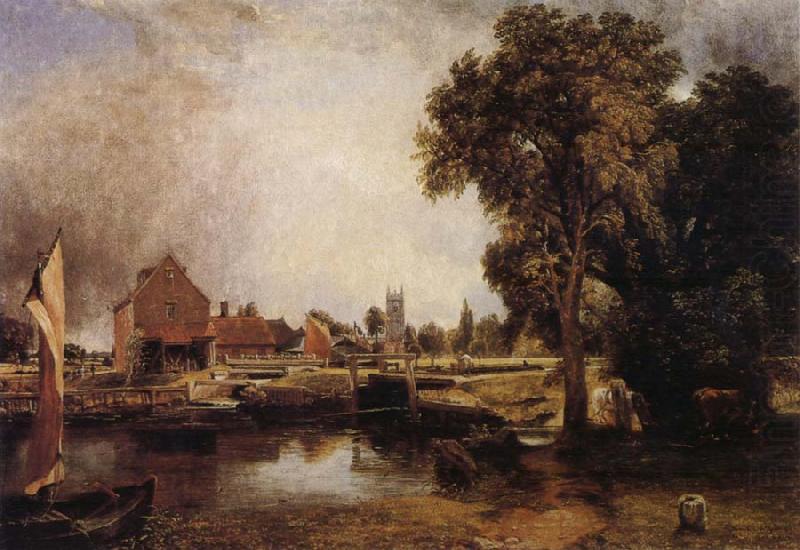 John Constable Dedham Lock and Mill china oil painting image